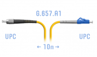 Оптический патч-корд SNR-PC-LC/UPC-FC/UPC-A-10m