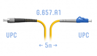 Оптический патч-корд SNR-PC-LC/UPC-FC/UPC-A-5m