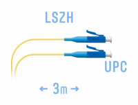 Монтажный шнур SNR-PC-LC/UPC-A-3m (0,9)