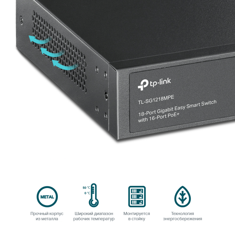 Фото TP-Link TL-SG1218MPE TP-Link TL-SG1218MPE