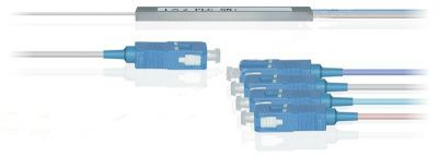 Делитель оптический планарный бескорпусный SNR-PLC-M-1x4-SC/UPC