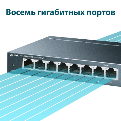 Фото TP-Link TL-SG108 TP-Link TL-SG108