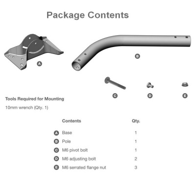 Ubiquiti UB-AM Universal Arm Bracket